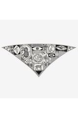 BAROCCO WOOL TRIANGLE SCARF