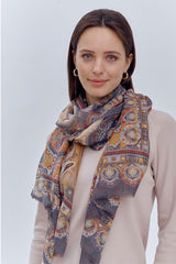 EURASIE PAISLEY PRINT SCARF