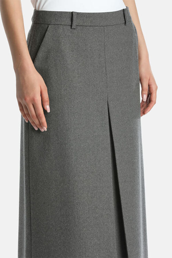FAGGETO PLEATED MIDI SKIRT