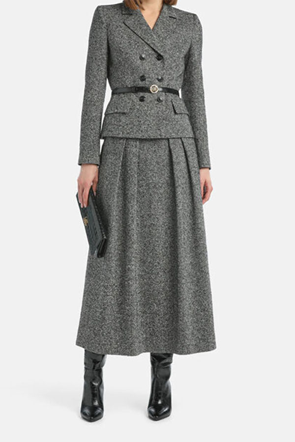 FALAR MÉLANGE TWEED SKIRT