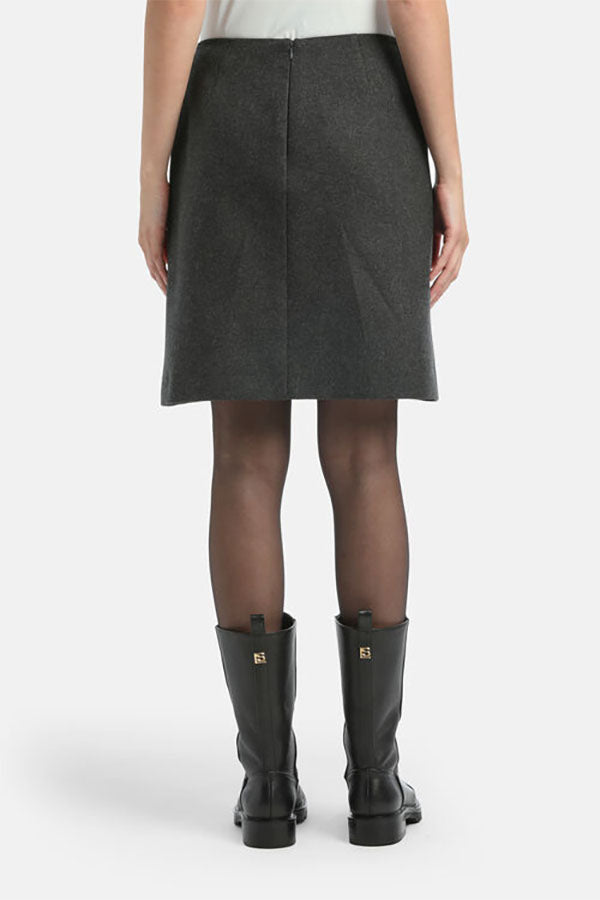 FERALDA EMBROIDERED MINI SKIRT