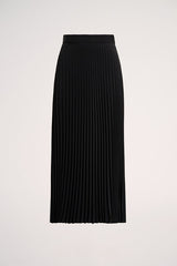 FILETTO BLACK PLEATED SKIRT