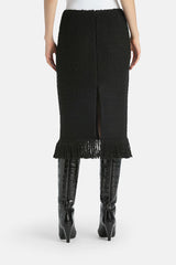FIOCINA BOUCLÉ MIDI SKIRT