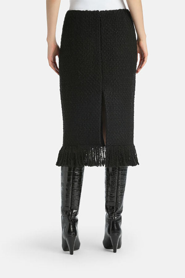 FIOCINA BOUCLÉ MIDI SKIRT