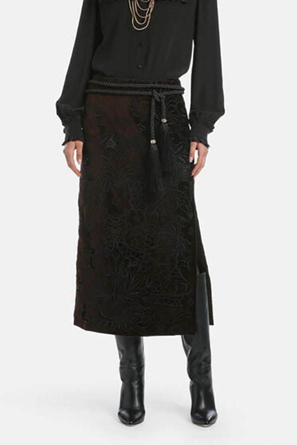 FISARMONICA ELEGANT MIDI SKIRT