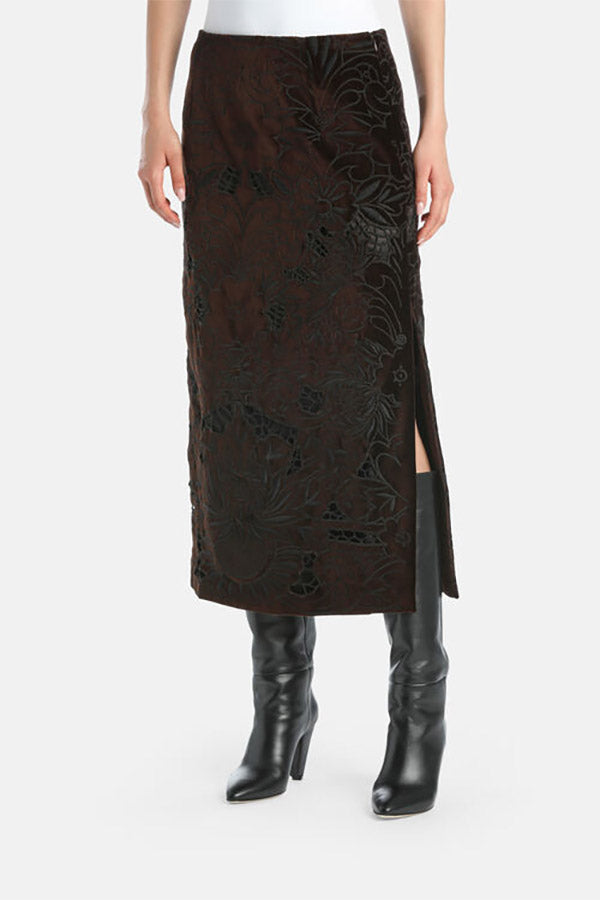 FISARMONICA ELEGANT MIDI SKIRT