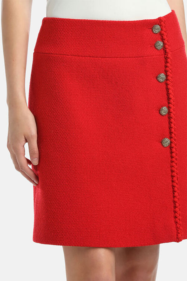 FRUMENTO WRAP MINI SKIRT