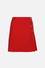 FRUMENTO WRAP MINI SKIRT