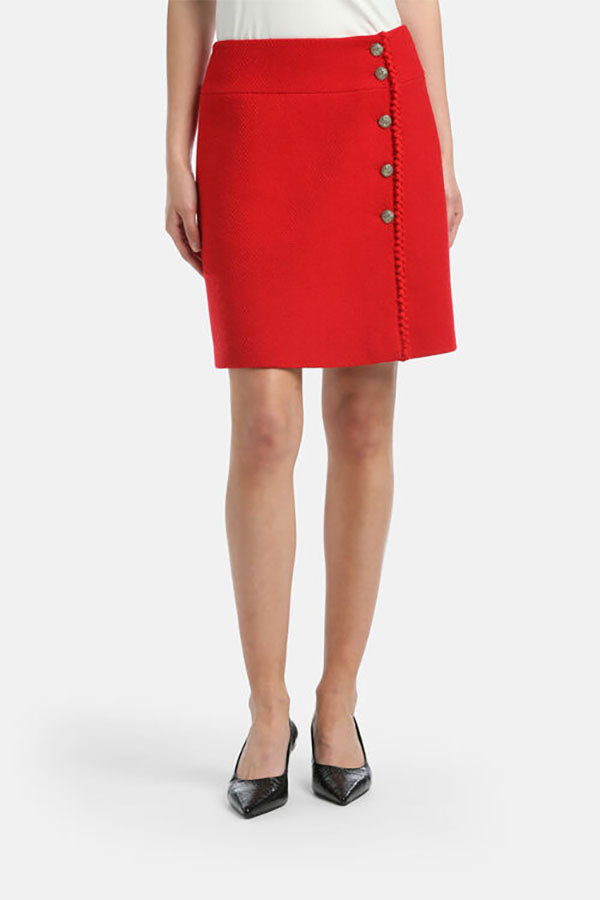 FRUMENTO WRAP MINI SKIRT