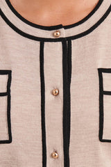 GAROUBI BUTTON-FRONT CARDIGAN