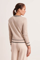 GAROUBI BUTTON-FRONT CARDIGAN