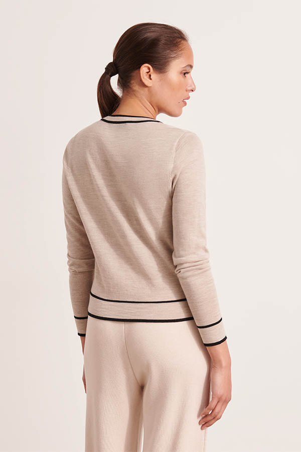 GAROUBI BUTTON-FRONT CARDIGAN