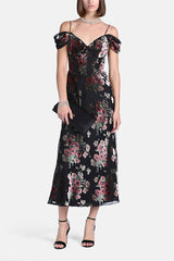 GENEROSITA ELEGANT JACQUARD GOWN
