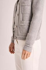 GINELLE WOOL CASHMERE CARDIGAN