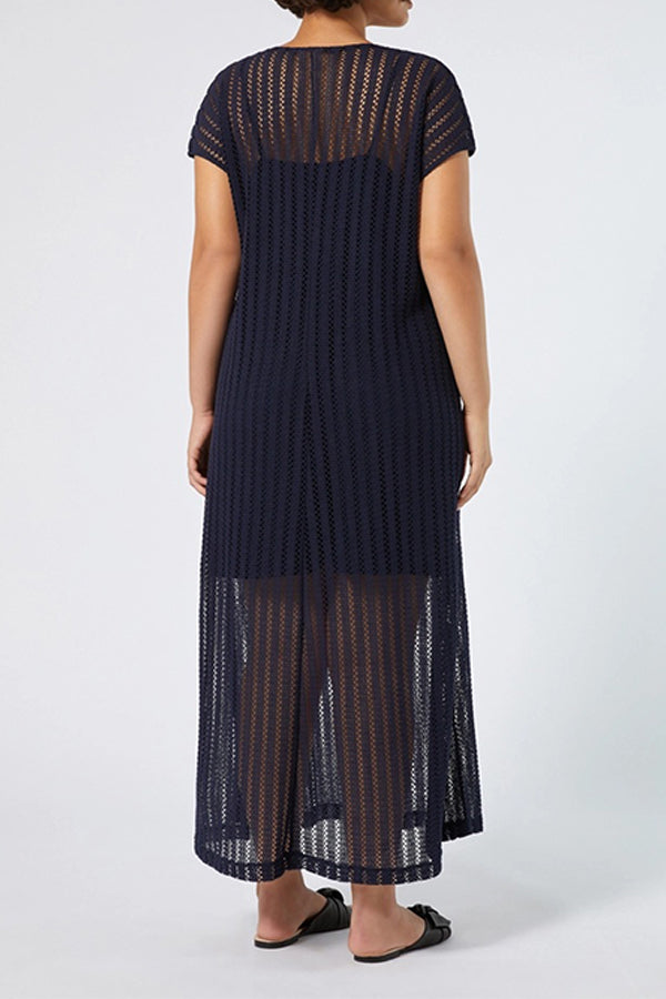 GIOCHI CROCHET JERSEY DRESS