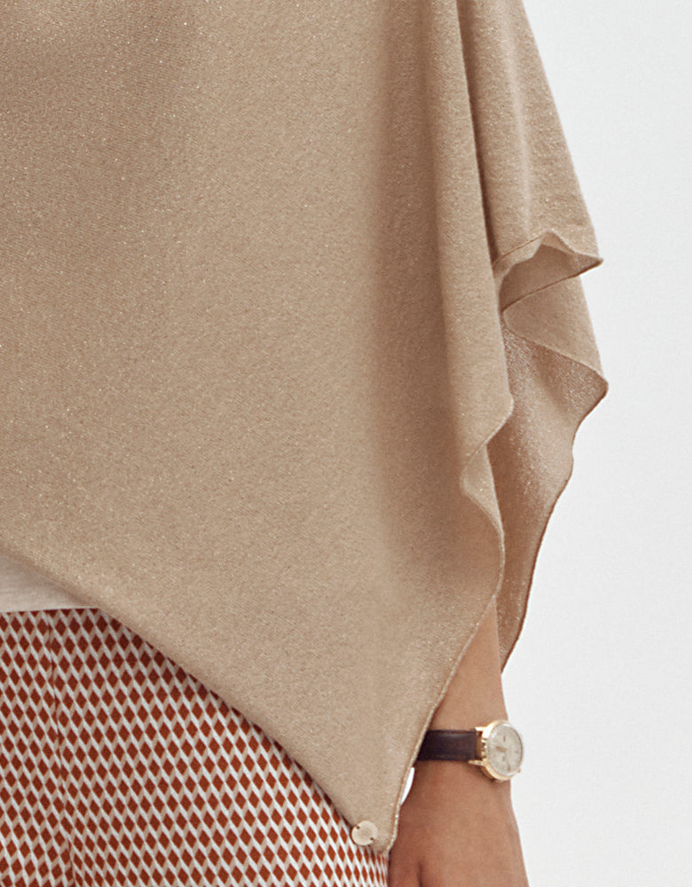 GIRLYNA KNIT PONCHO