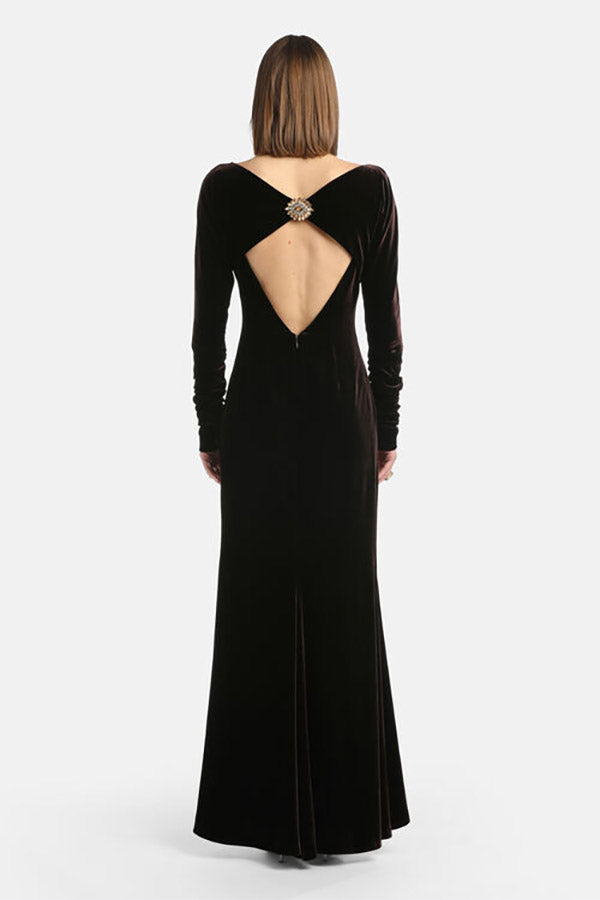GIROCOLLO ELEGANT MAXI DRESS