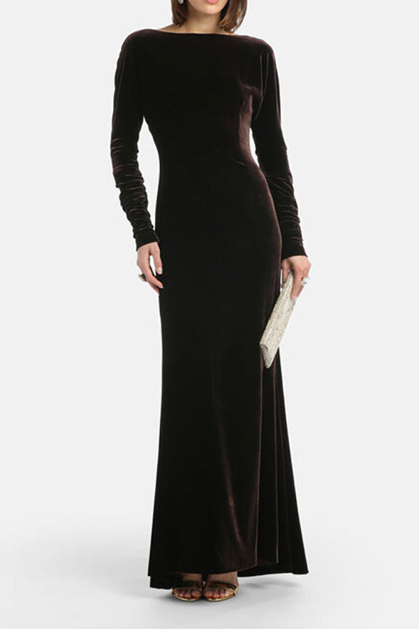 GIROCOLLO ELEGANT MAXI DRESS