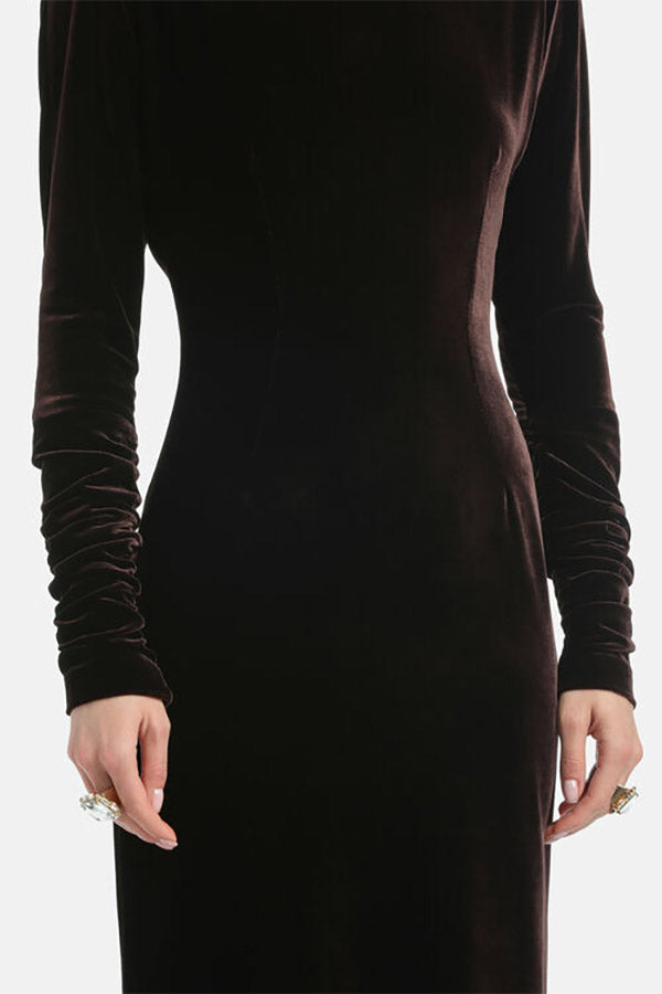 GIROCOLLO ELEGANT MAXI DRESS