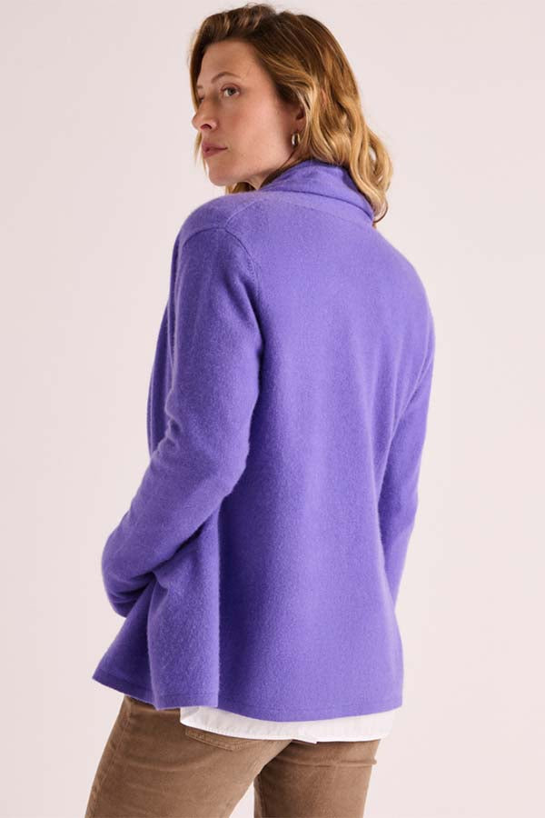 GRANITE CASHMERE LONG OVERSIZED CARDIGAN