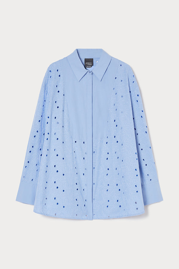 GROLLA EMBROIDERED POPLIN SHIRT