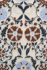 DAHLIA TASSELS SILK SQUARE SCARF