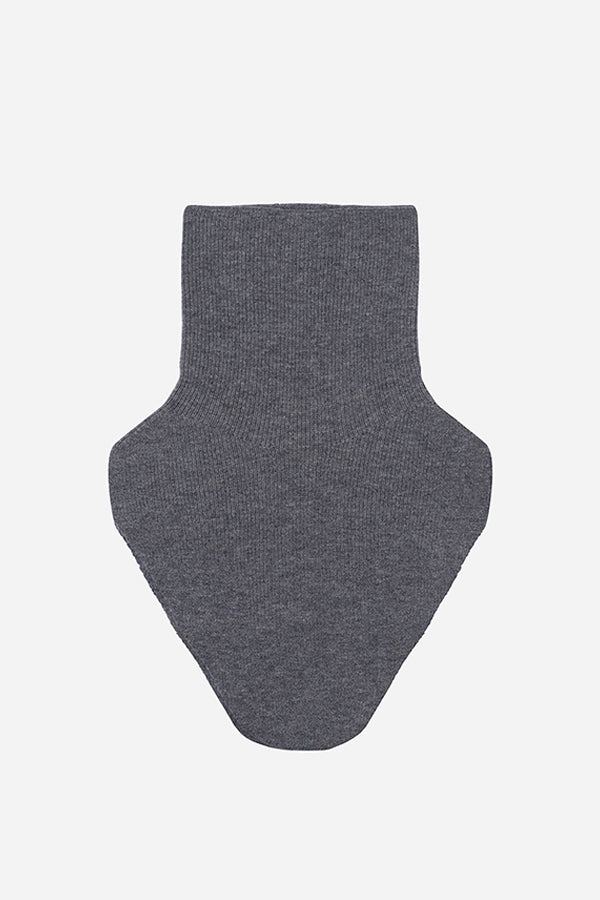 YSEULT GREY WOOL COLLAR