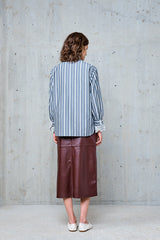 SIBYLLE GREY STRIPED SHIRT