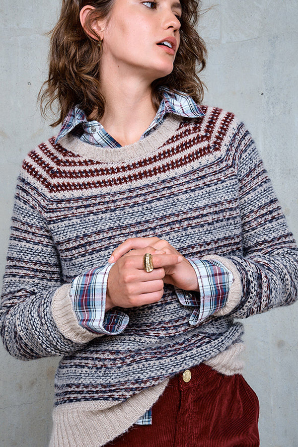 LINOA JACQUARD SWEATER