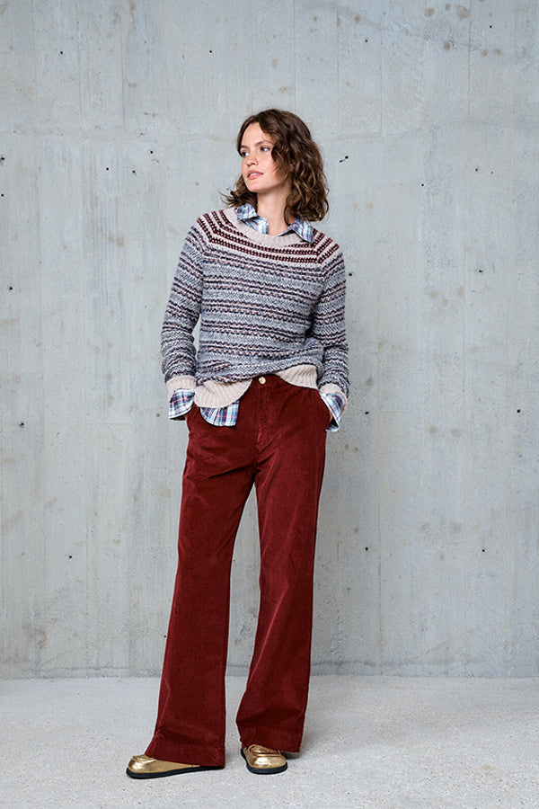 LINOA JACQUARD SWEATER