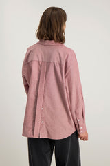 ZYNAE OVERSIZED EMBROIDERED SHIRT