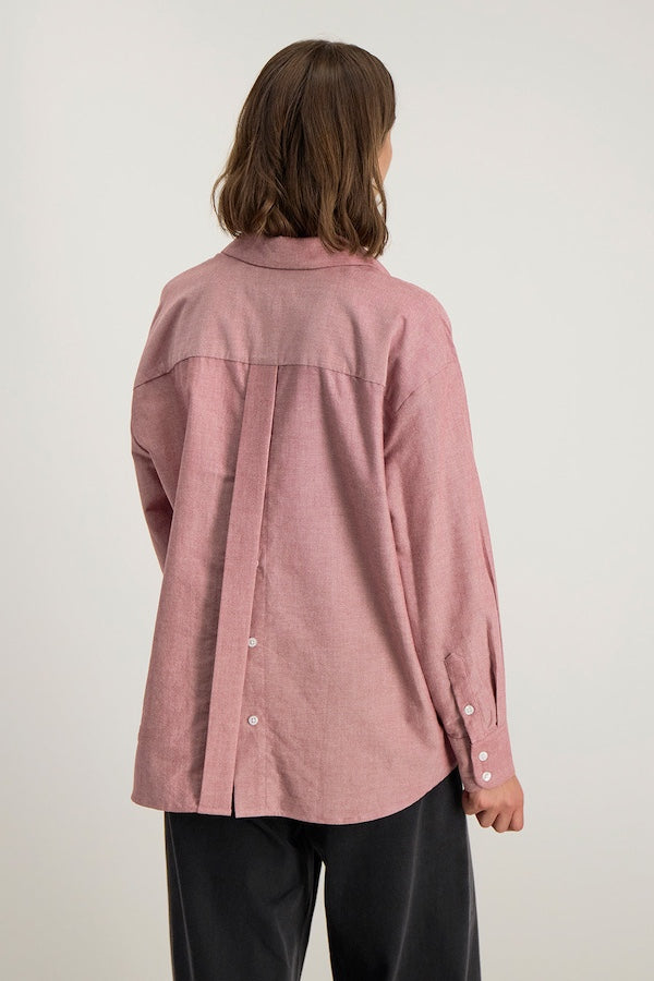 ZYNAE OVERSIZED EMBROIDERED SHIRT