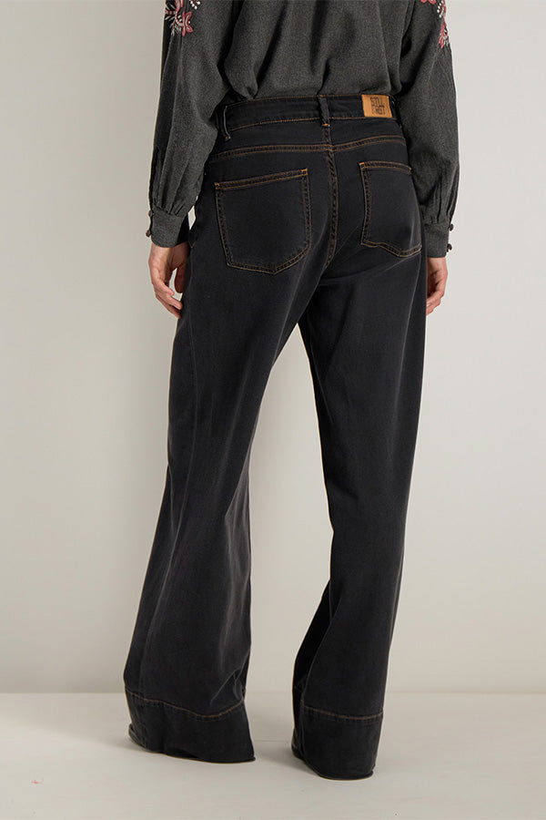 GINEVRA HIGH WAIST FLARE JEANS