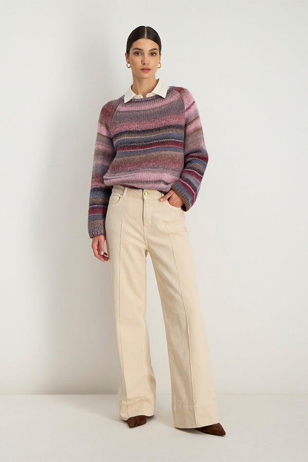 AVEN LONG SLEEVE KNITTED SWEATER