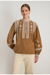 MANUA ZORAIA HAZELNUT TUNIC
