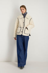 MARIJA BLACK SHORT REVERSIBLE JACKET