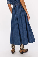 ALIX DENIM MAXI SKIRT