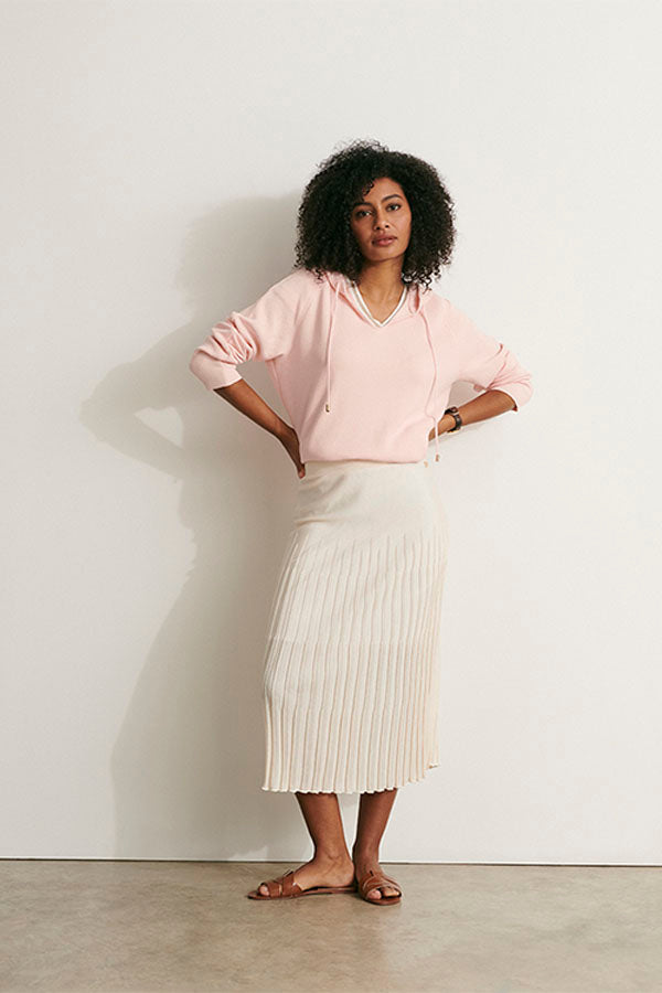 ILOVANA ARROW KNIT SKIRT