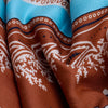 NEPTUNE GOLDEN BROWN 100 SQUARE SCARF