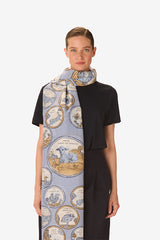 CHANCE INOUI BLUE 100 SCARF