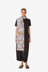 CHANCE INOUI BLUE 100 SCARF