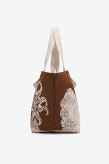 POSEIDON BROWN CABAS CARRIER BAG