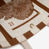 POSEIDON BROWN CABAS CARRIER BAG