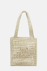 ISOLETTE IVORY RAFFIA MINI BAG