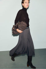 TRUDY PLAIN PLEATED SKIRT
