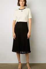 DANIA CROCHET MIDI SKIRT