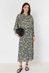 JELINA FLORAL MIDI SKIRT