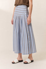 JOYAU STRIPED SKIRT