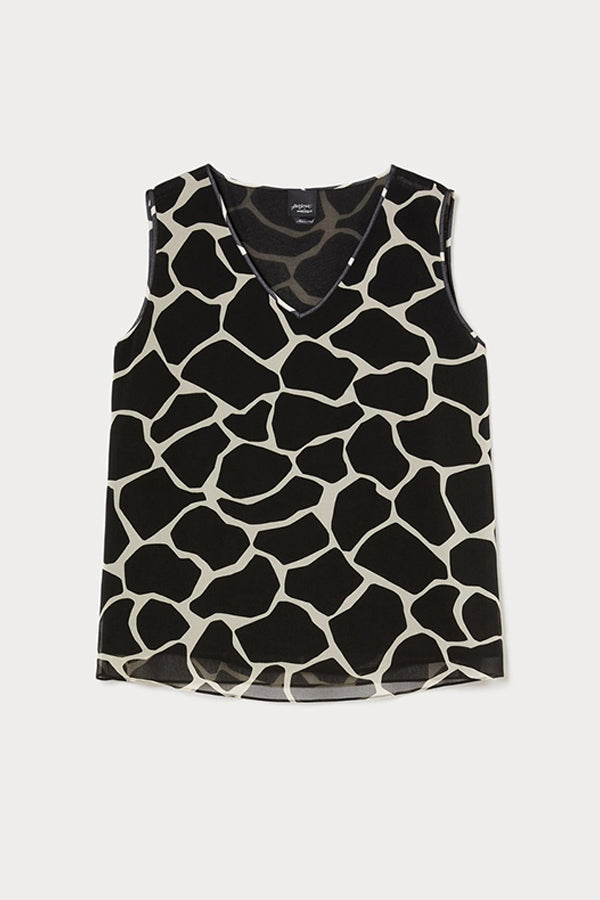 KABUKI PRINTED GEORGETTE TOP