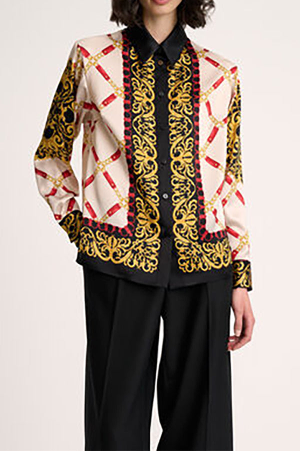 LARISSA PURE SILK SHIRT